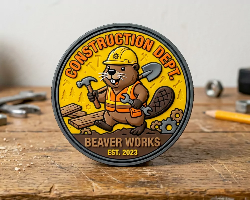 Construction Beaver PVC Patch
