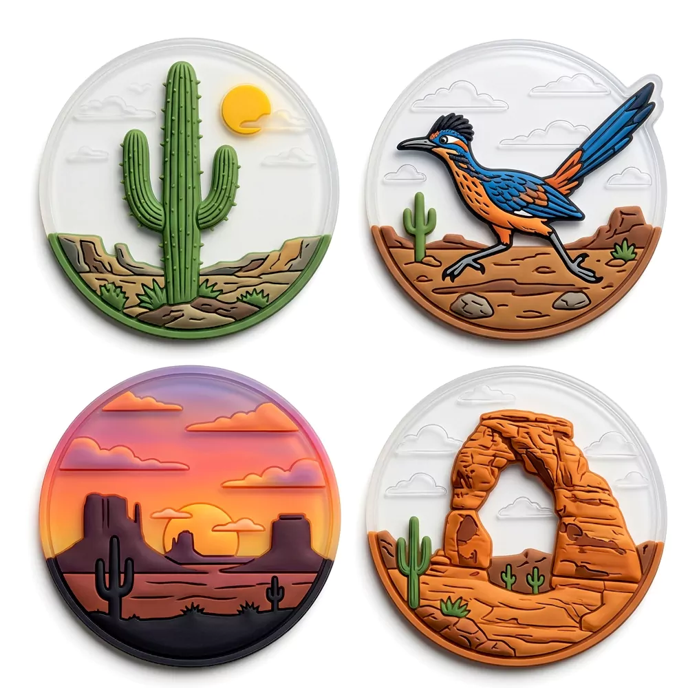 Desert Nature Silicone Patch Collection