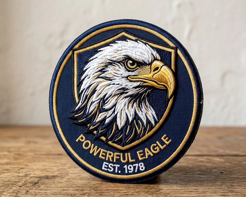 Eagle Head 3D Puff Patch