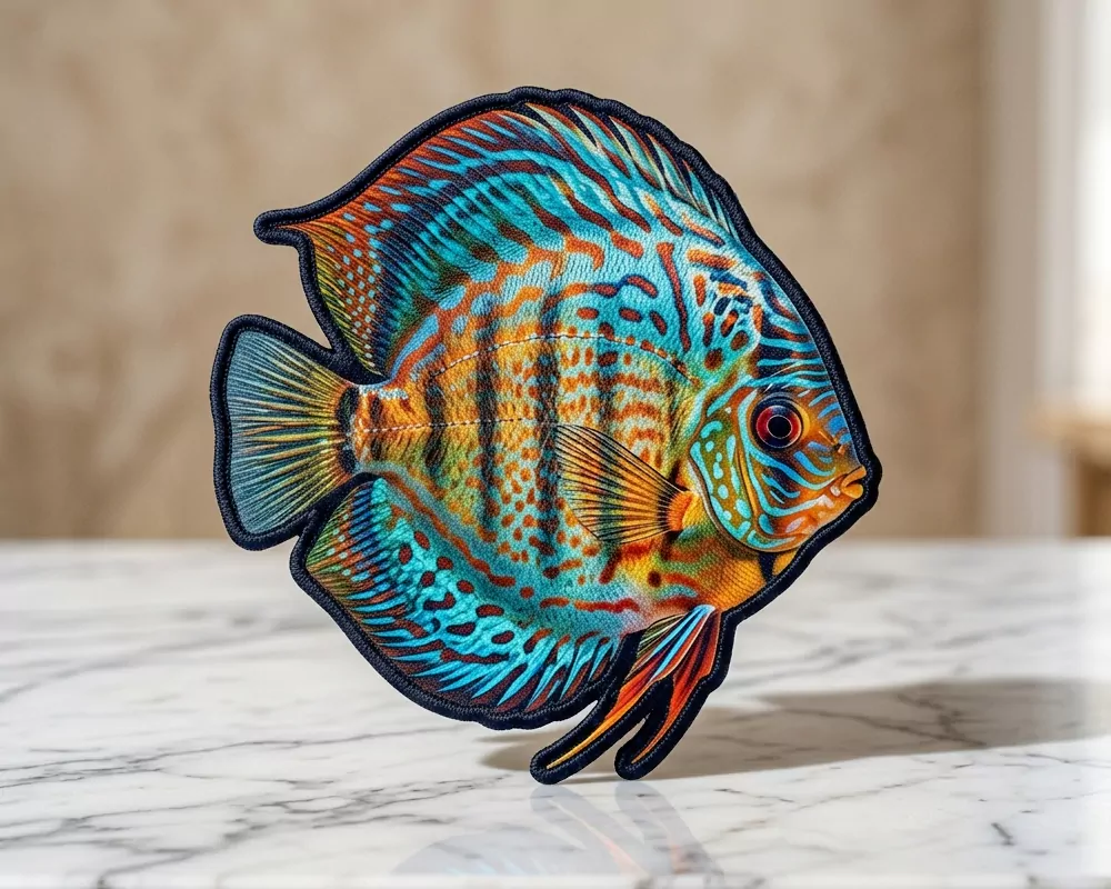 Exotic Aquarium Fish Printed Patch