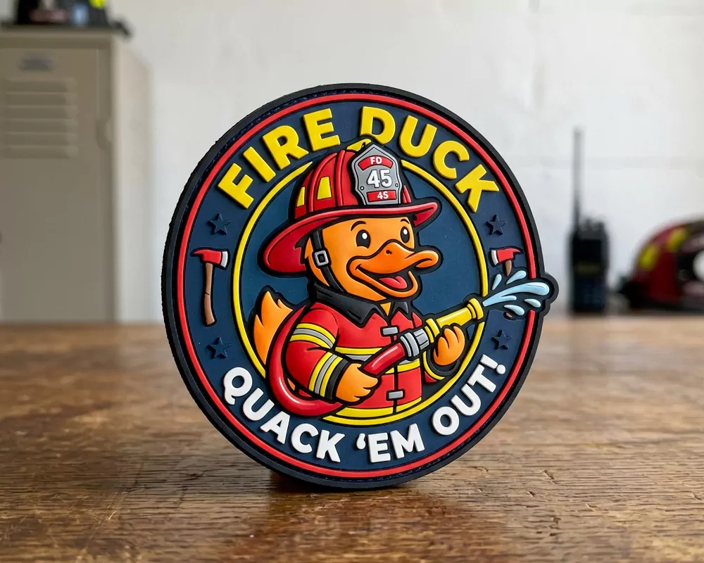 Fire Department Duck PVC Patch