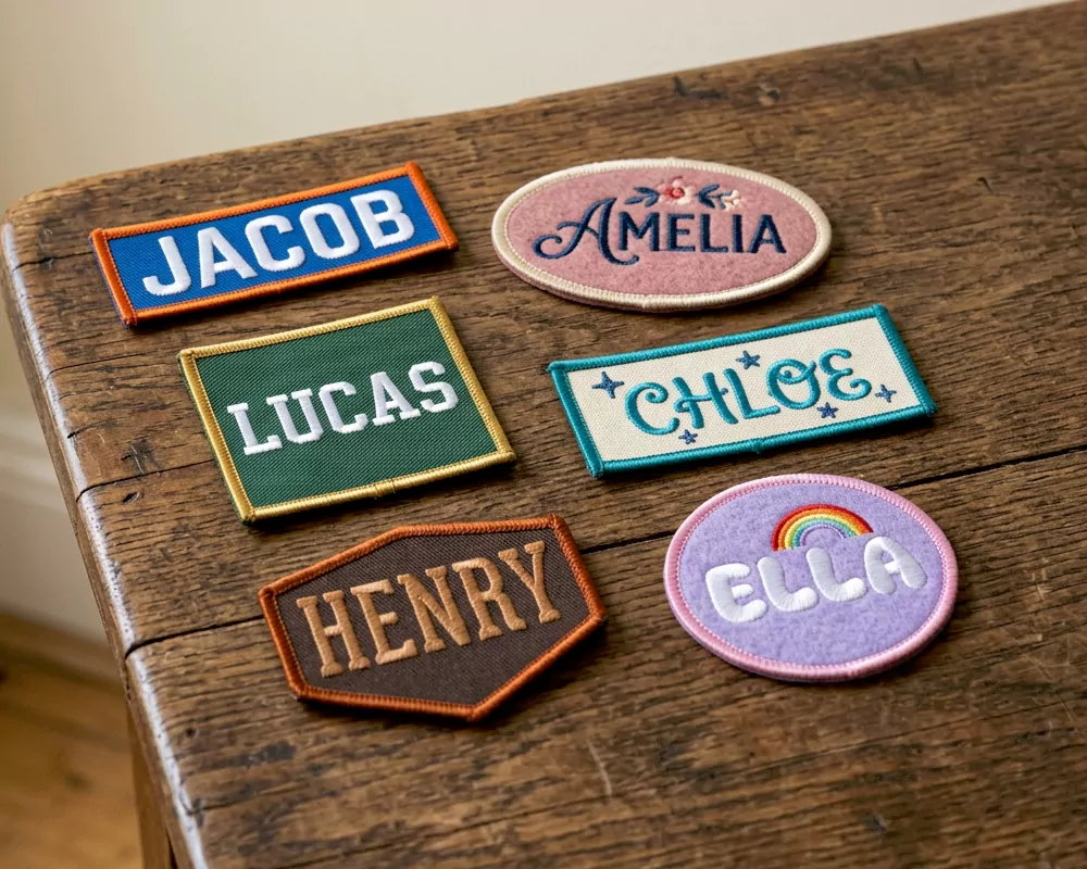 Mixed Style Name Patch Display