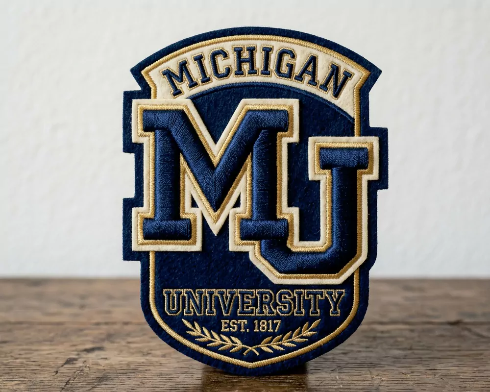 Varsity Letter Cluster 3d puff embroidery patch