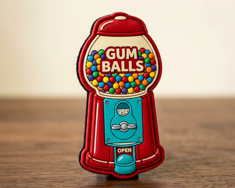 Vintage Gumball Machine PVC Patch