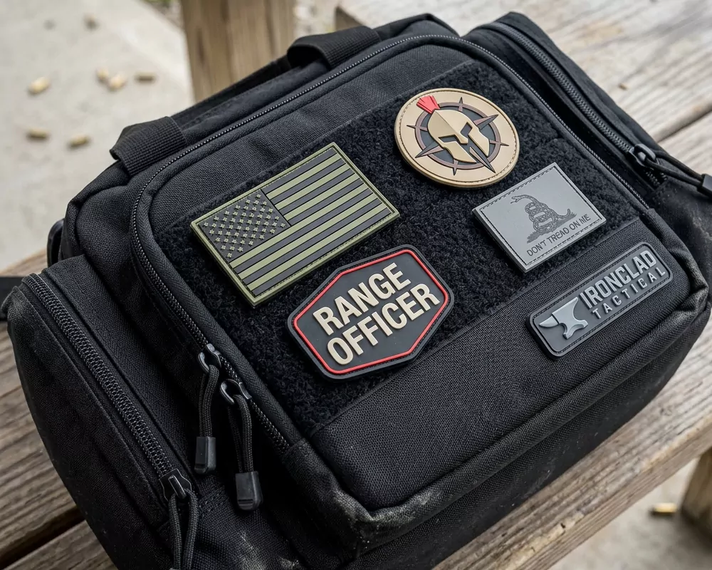 shooting range bag PVC Patches